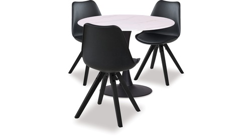 Marielia Dining Table & Dima Chairs x 3 